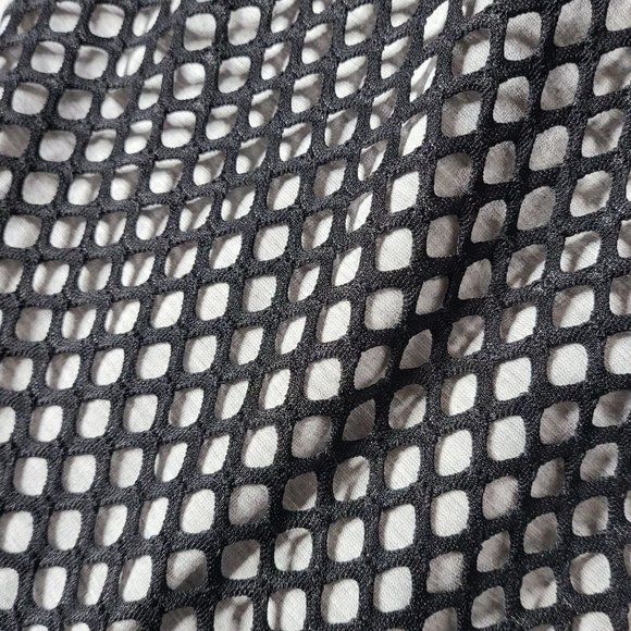 Kensie Womens Mesh Colorblock Black and White Sleeveless Dress Size Large Summer - Picture 5 of 10